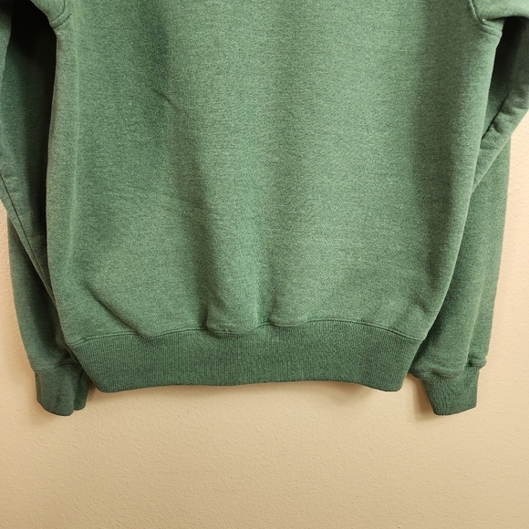 Champion Eco Mens Y2K Moss Green Crewneck Sweatshirt-Size M - Picture 5 of 7